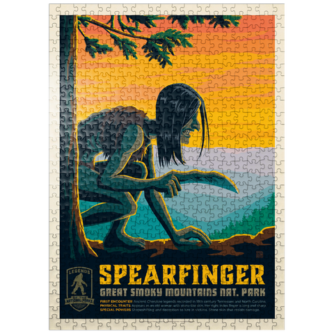 puzzleplate Legends Of The National Parks: Great Smoky Mountain's Spearfinger 500 Jigsaw Puzzle