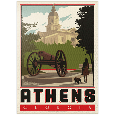 puzzleplate American College Towns: Athens, GA 1000 Jigsaw Puzzle