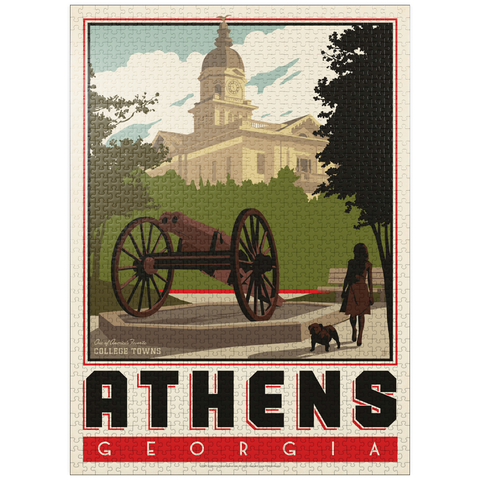 puzzleplate American College Towns: Athens, GA 1000 Jigsaw Puzzle