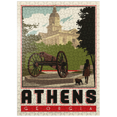 puzzleplate American College Towns: Athens, GA 500 Jigsaw Puzzle