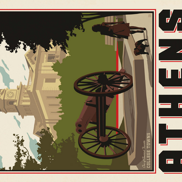 American College Towns: Athens, GA 500 Jigsaw Puzzle 3D Modell