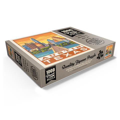 American College Towns: Austin, Texas 1000 Jigsaw Puzzle box view1