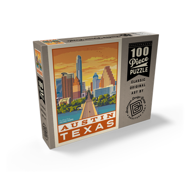 American College Towns: Austin, Texas 100 Jigsaw Puzzle box view2