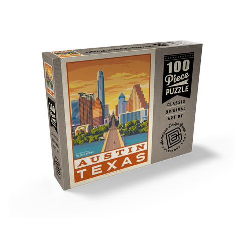American College Towns: Austin, Texas 100 Jigsaw Puzzle box view2