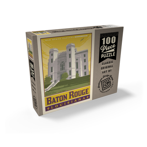 American College Towns: Baton Rouge, LA 100 Jigsaw Puzzle box view2