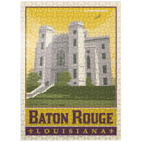 puzzleplate American College Towns: Baton Rouge, LA 500 Jigsaw Puzzle