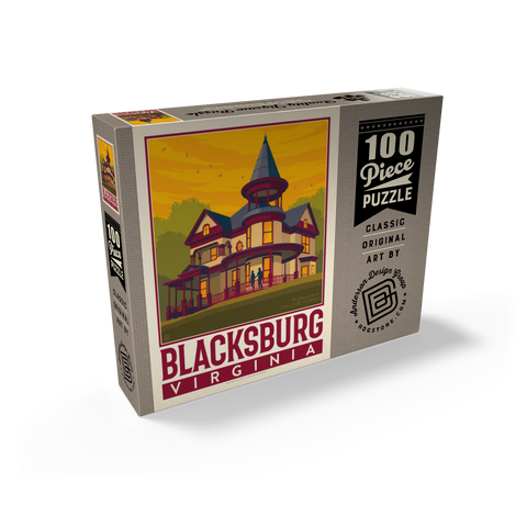 American College Towns: Blacksburg, VA 100 Jigsaw Puzzle box view2