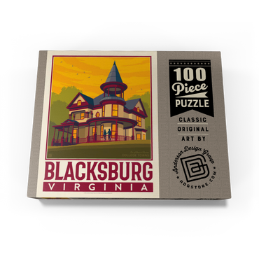 American College Towns: Blacksburg, VA 100 Jigsaw Puzzle box view3