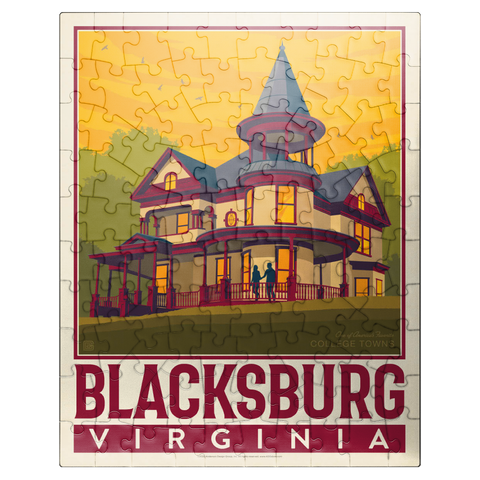 puzzleplate American College Towns: Blacksburg, VA 100 Jigsaw Puzzle