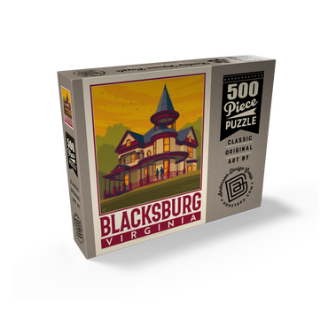 American College Towns: Blacksburg, VA 500 Jigsaw Puzzle box view2