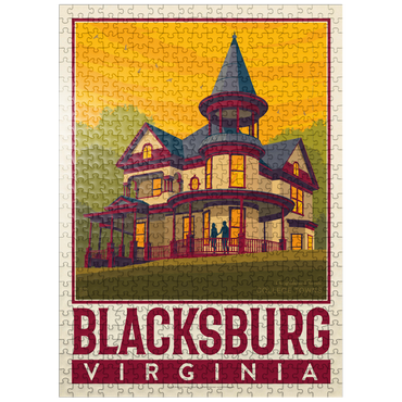 puzzleplate American College Towns: Blacksburg, VA 500 Jigsaw Puzzle
