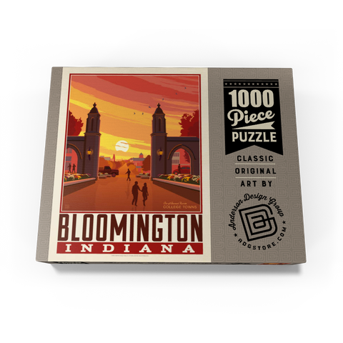 American College Towns: Bloomington, IN 1000 Jigsaw Puzzle box view3