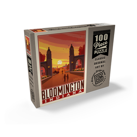 American College Towns: Bloomington, IN 100 Jigsaw Puzzle box view2