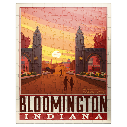 puzzleplate American College Towns: Bloomington, IN 100 Jigsaw Puzzle