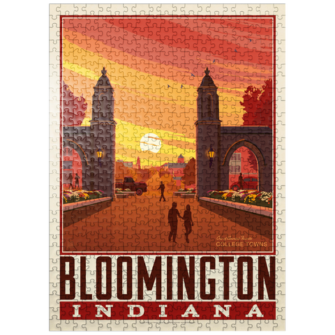 puzzleplate American College Towns: Bloomington, IN 500 Jigsaw Puzzle