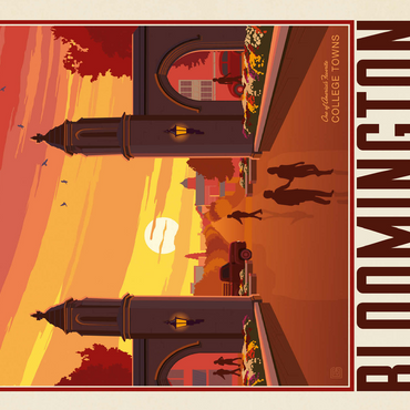 American College Towns: Bloomington, IN 500 Jigsaw Puzzle 3D Modell