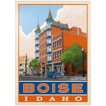 puzzleplate American College Towns: Boise, Idaho 1000 Jigsaw Puzzle