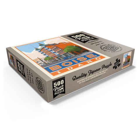 American College Towns: Boise, Idaho 500 Jigsaw Puzzle box view1