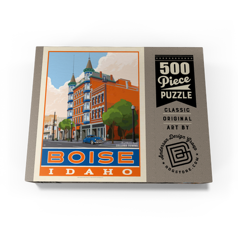 American College Towns: Boise, Idaho 500 Jigsaw Puzzle box view3