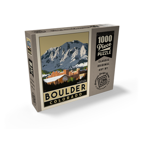 American College Towns: Boulder, CO 1000 Jigsaw Puzzle box view2