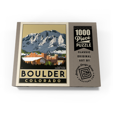 American College Towns: Boulder, CO 1000 Jigsaw Puzzle box view3