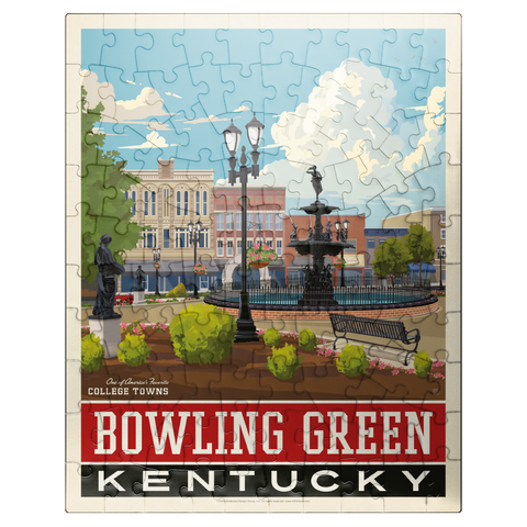 puzzleplate American College Towns: Bowling Green, KY 100 Jigsaw Puzzle