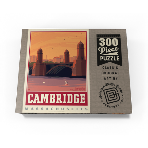 American College Towns: Cambridge, MA 300 Jigsaw Puzzle box view3