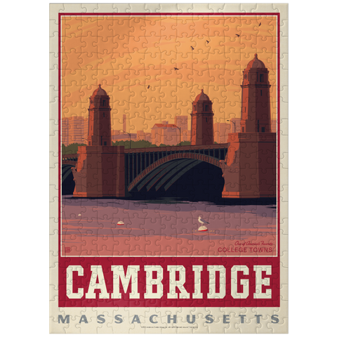 puzzleplate American College Towns: Cambridge, MA 300 Jigsaw Puzzle