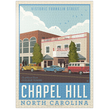puzzleplate American College Towns: Chapel Hill, NC 1000 Jigsaw Puzzle