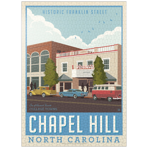 puzzleplate American College Towns: Chapel Hill, NC 1000 Jigsaw Puzzle
