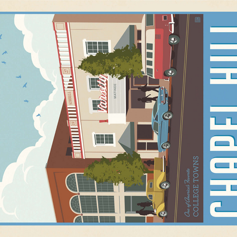 American College Towns: Chapel Hill, NC 1000 Jigsaw Puzzle 3D Modell