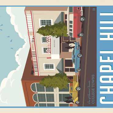 American College Towns: Chapel Hill, NC 500 Jigsaw Puzzle 3D Modell