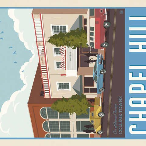 American College Towns: Chapel Hill, NC 500 Jigsaw Puzzle 3D Modell
