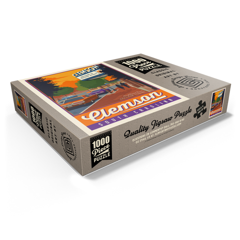 American College Towns: Clemson, SC 1000 Jigsaw Puzzle box view1