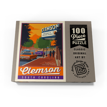 American College Towns: Clemson, SC 100 Jigsaw Puzzle box view3