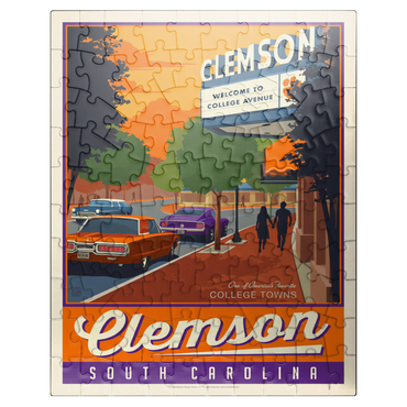 puzzleplate American College Towns: Clemson, SC 100 Jigsaw Puzzle