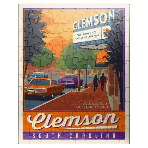 puzzleplate American College Towns: Clemson, SC 100 Jigsaw Puzzle