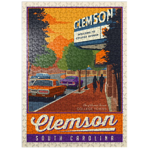 puzzleplate American College Towns: Clemson, SC 500 Jigsaw Puzzle