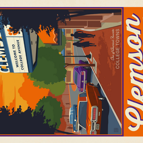 American College Towns: Clemson, SC 500 Jigsaw Puzzle 3D Modell