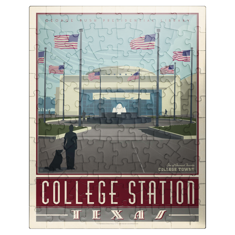 puzzleplate American College Towns: College Station, TX 100 Jigsaw Puzzle