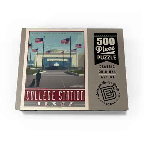 American College Towns: College Station, TX 500 Jigsaw Puzzle box view3