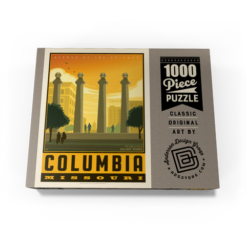 American College Towns: Columbia, MO 1000 Jigsaw Puzzle box view3