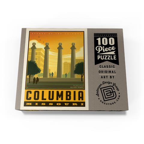 American College Towns: Columbia, MO 100 Jigsaw Puzzle box view3