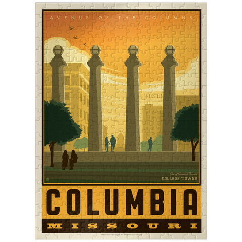puzzleplate American College Towns: Columbia, MO 300 Jigsaw Puzzle
