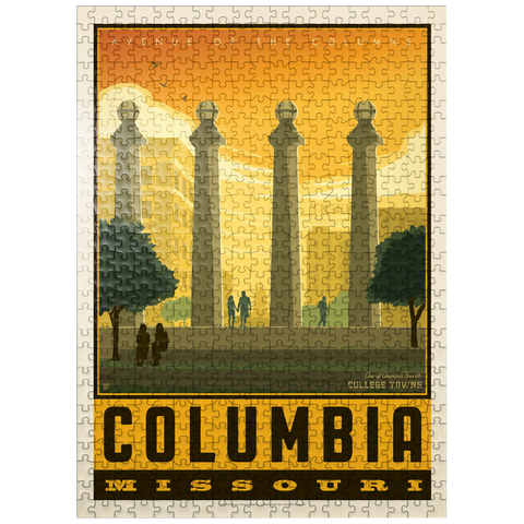 puzzleplate American College Towns: Columbia, MO 500 Jigsaw Puzzle