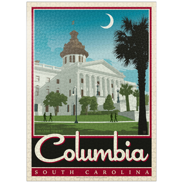 puzzleplate American College Towns: Columbia, SC 1000 Jigsaw Puzzle