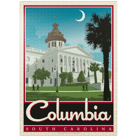 puzzleplate American College Towns: Columbia, SC 1000 Jigsaw Puzzle