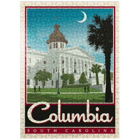 puzzleplate American College Towns: Columbia, SC 500 Jigsaw Puzzle