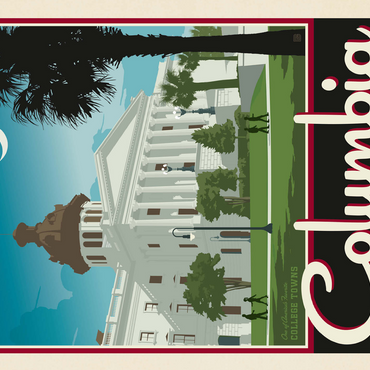 American College Towns: Columbia, SC 500 Jigsaw Puzzle 3D Modell
