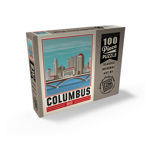 American College Towns: Columbus, OH 100 Jigsaw Puzzle box view2